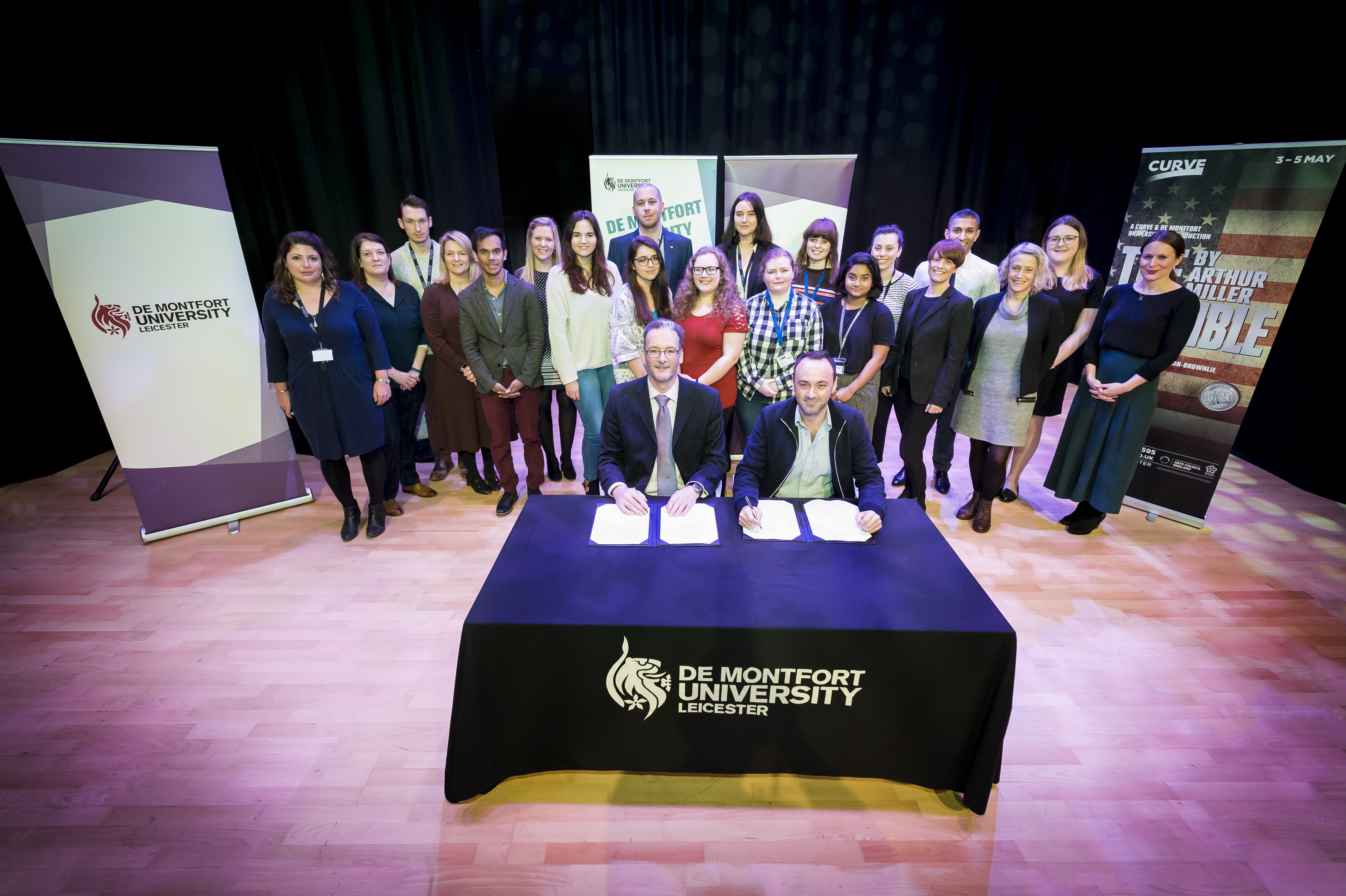 Curve and DMU sign cultural partnership