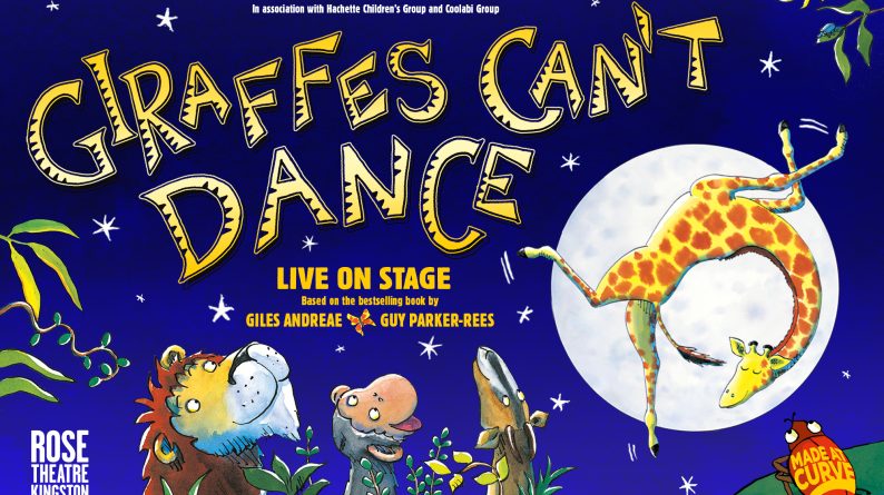 Giraffes Can't Dance, Live on Stage. Based on the bestselling book by Giles Andreae and Guy Parker-Rees.
    